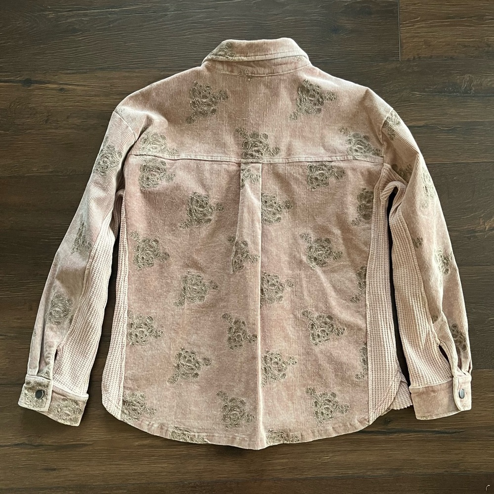 Floral Patterned Men's Jacket - Picture 3 of 4